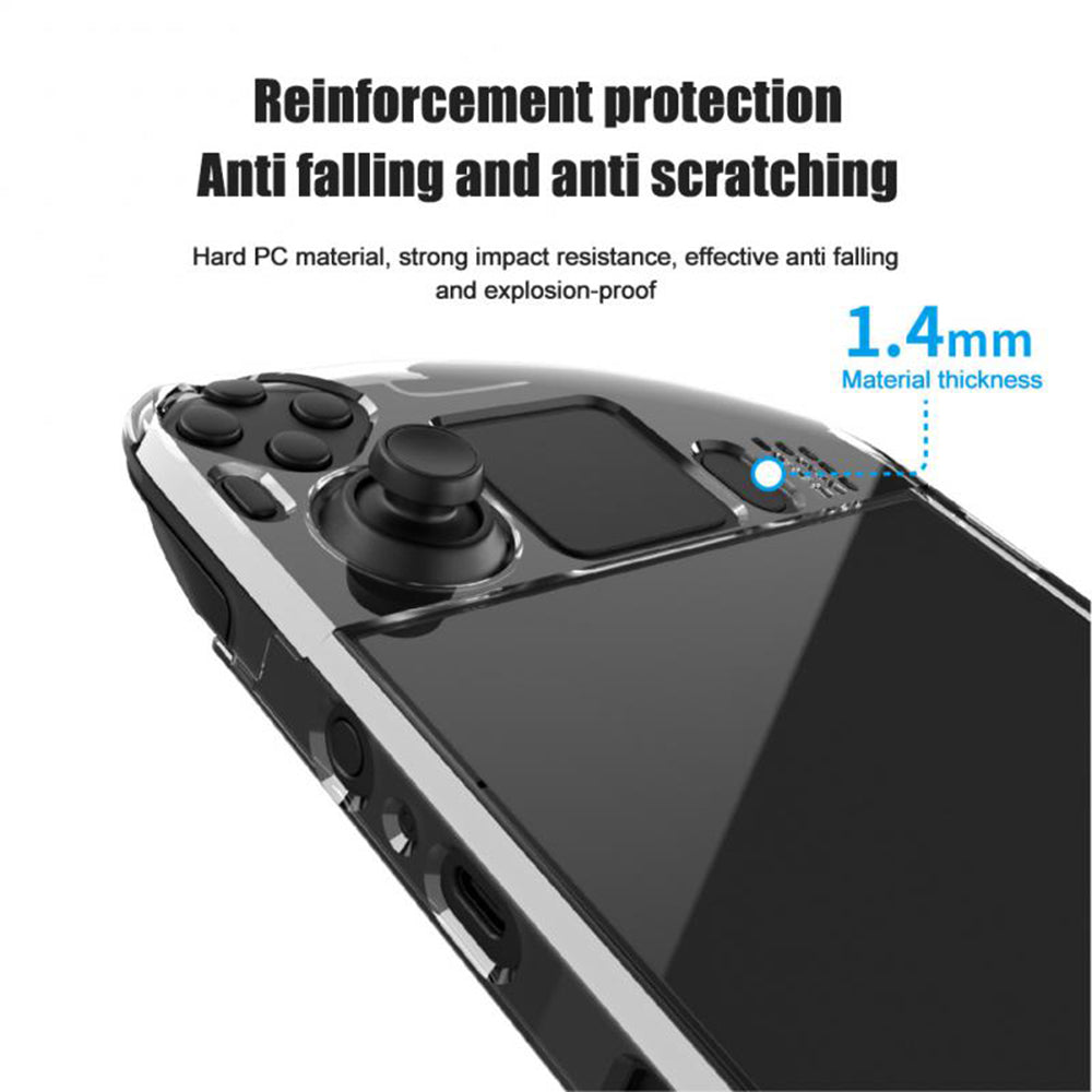 PGTECH GP-806 Transparent Case for Steam Deck Console Gamepad Anti-scratch Protective Cover PGTECH GP-806 Transparent Case for Steam Deck Console Gamepad Anti-scratch Protective Cover